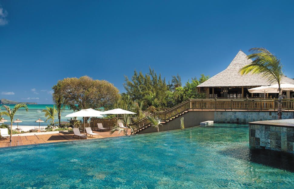 Pool view at Zilwa Attitude, Mauritius