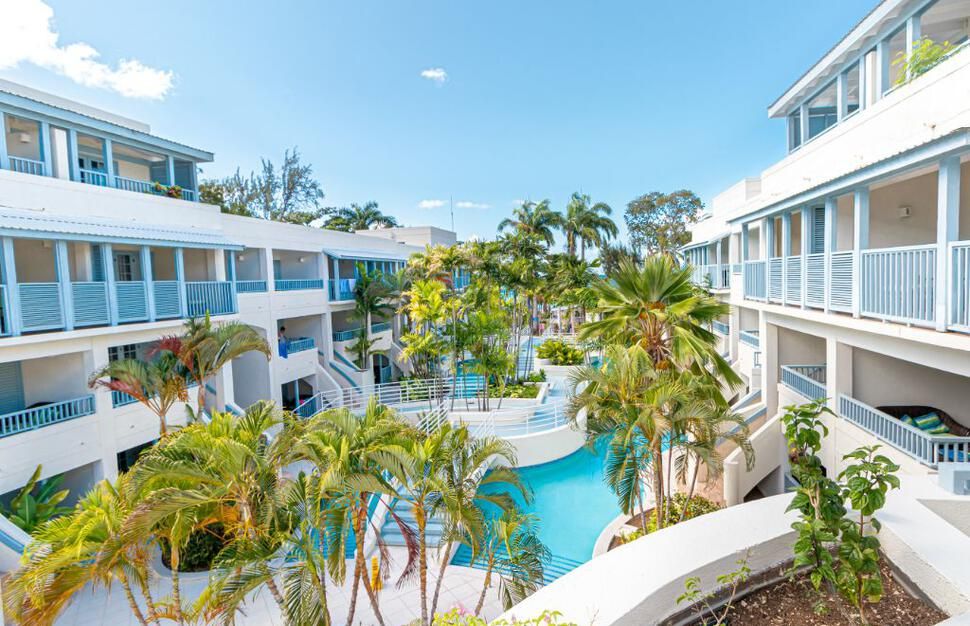 Pool view at 4v Savannah Beach Club