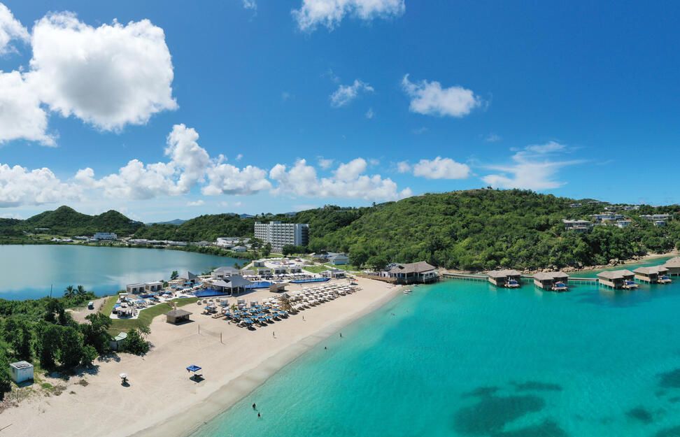 Aerial view at Royalton Antigua