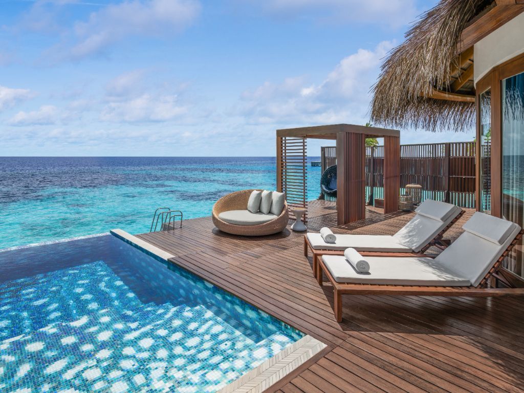 Overwater villa at W Maldives