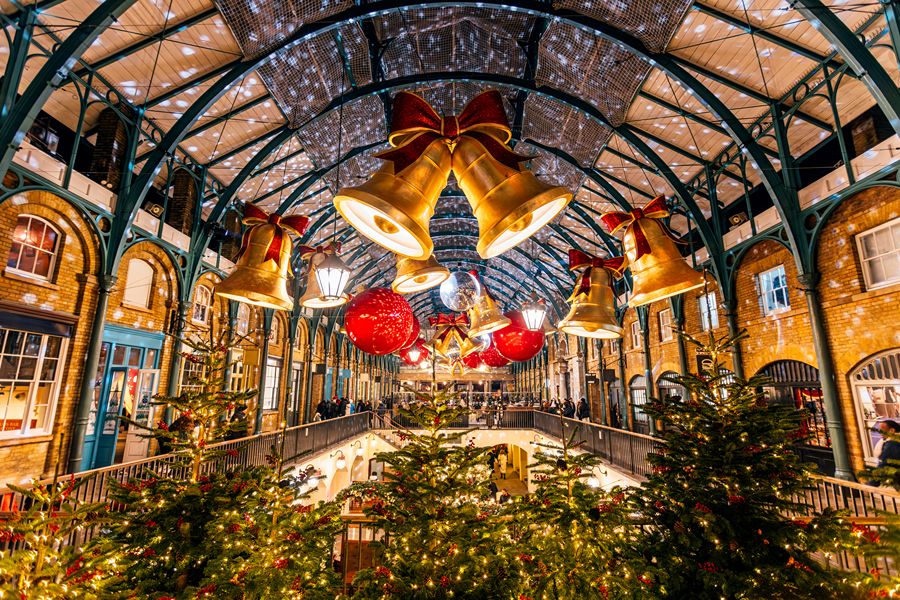 Christmas lights in London