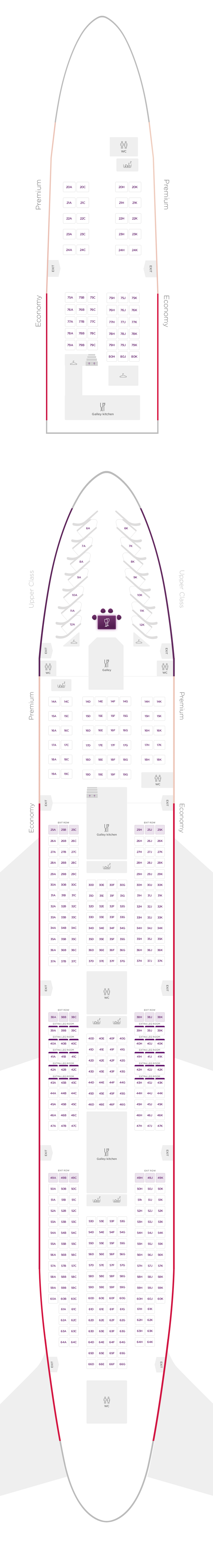 747 Boeing Seating Chart - 747 