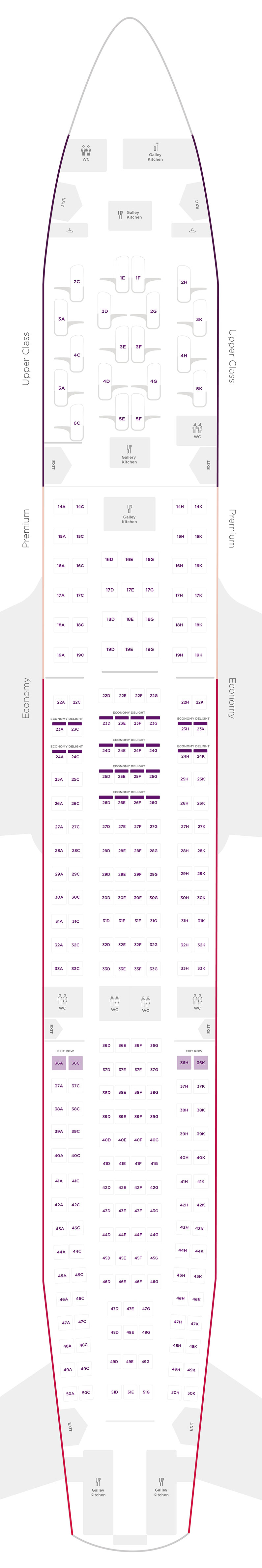 46+ Seat plan for boeing 787 9 virgin atlantic