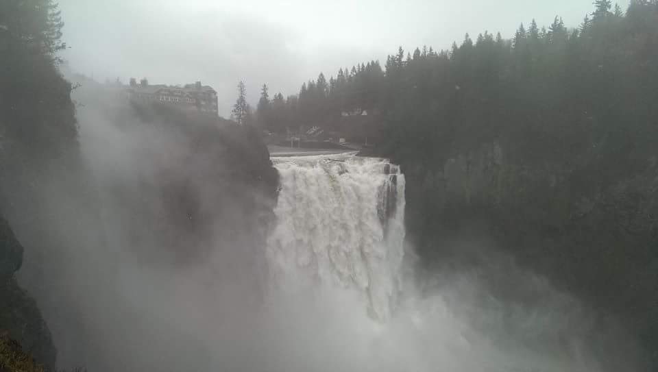 A misty day at Snoqualmie Falls