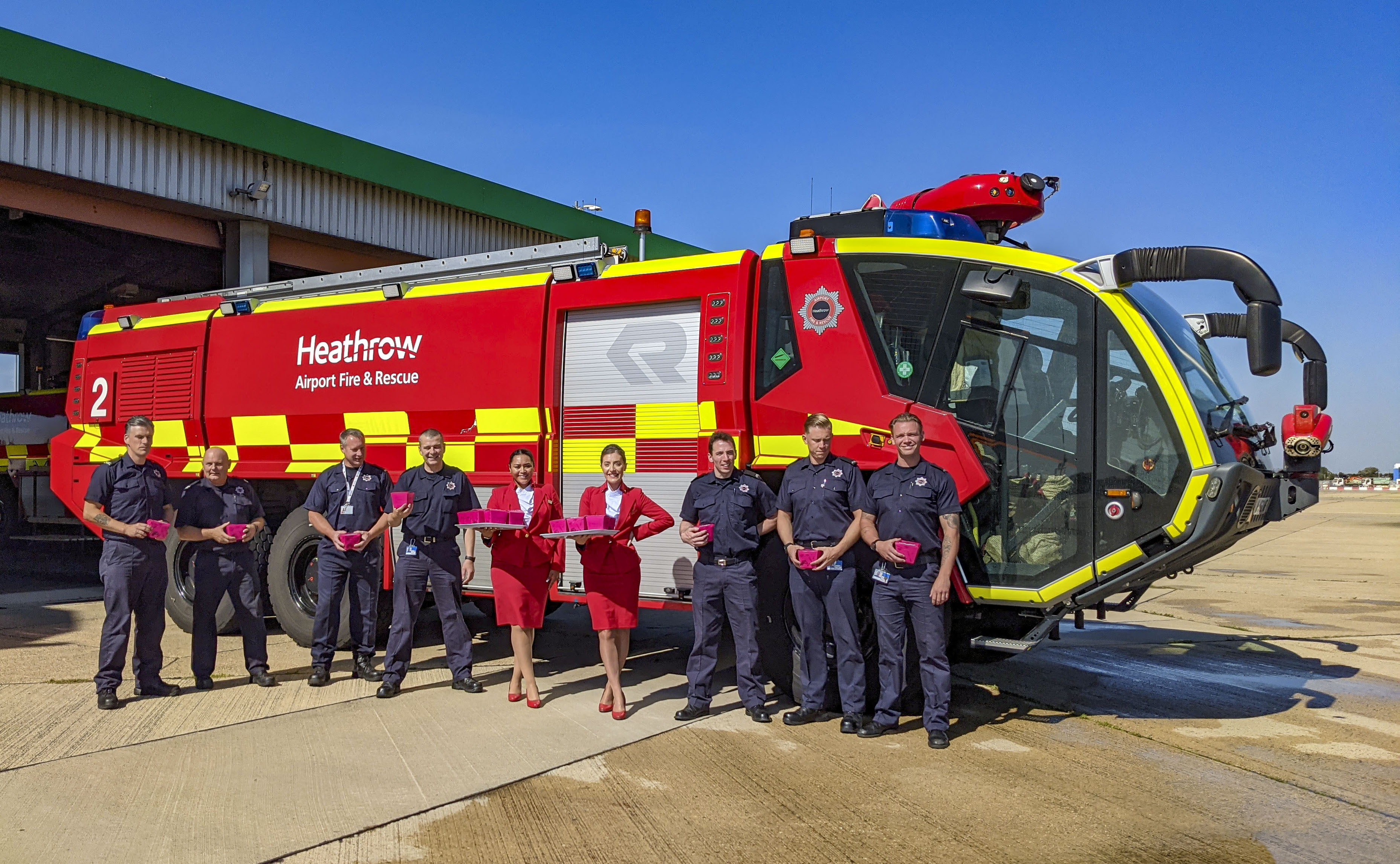 A special thank you to our Heathrow emergency services colleagues.